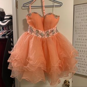 Orange Homecoming Dress